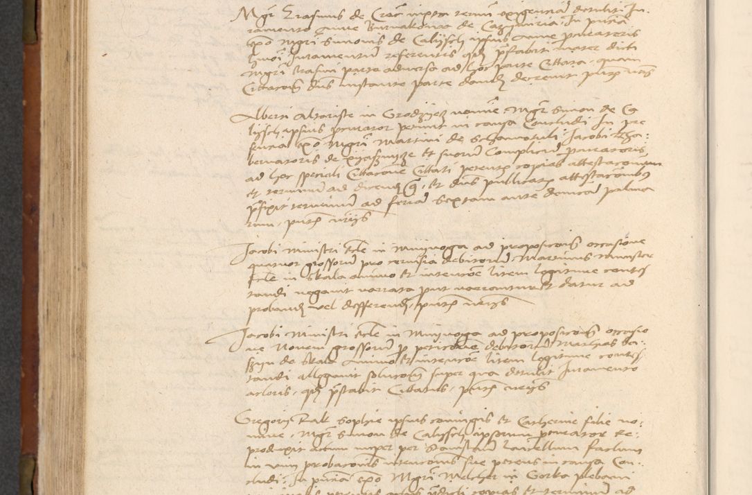 Zdjęcie nr 361 dla obiektu archiwalnego: In nomine Domini. Amen. Sub anno eiusdem Domini millesimo quingentesimo vigesimo, indicione octava, pontificatus sanctissimi in Christo patris et domini nostri domini Leonis divina providencia pape decimi moderni anno ad 19 Marcii durante septimo, acta actorum coram venerabili viro domino Thoma Rosznowski canonico et officiali generali Cracoviensi felicibus, sideribus continuantur atque exordium capiunt et Dii faveant ceptis