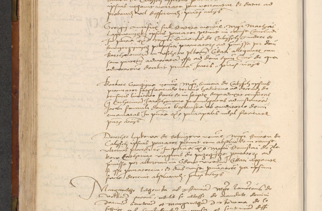 Zdjęcie nr 355 dla obiektu archiwalnego: In nomine Domini. Amen. Sub anno eiusdem Domini millesimo quingentesimo vigesimo, indicione octava, pontificatus sanctissimi in Christo patris et domini nostri domini Leonis divina providencia pape decimi moderni anno ad 19 Marcii durante septimo, acta actorum coram venerabili viro domino Thoma Rosznowski canonico et officiali generali Cracoviensi felicibus, sideribus continuantur atque exordium capiunt et Dii faveant ceptis