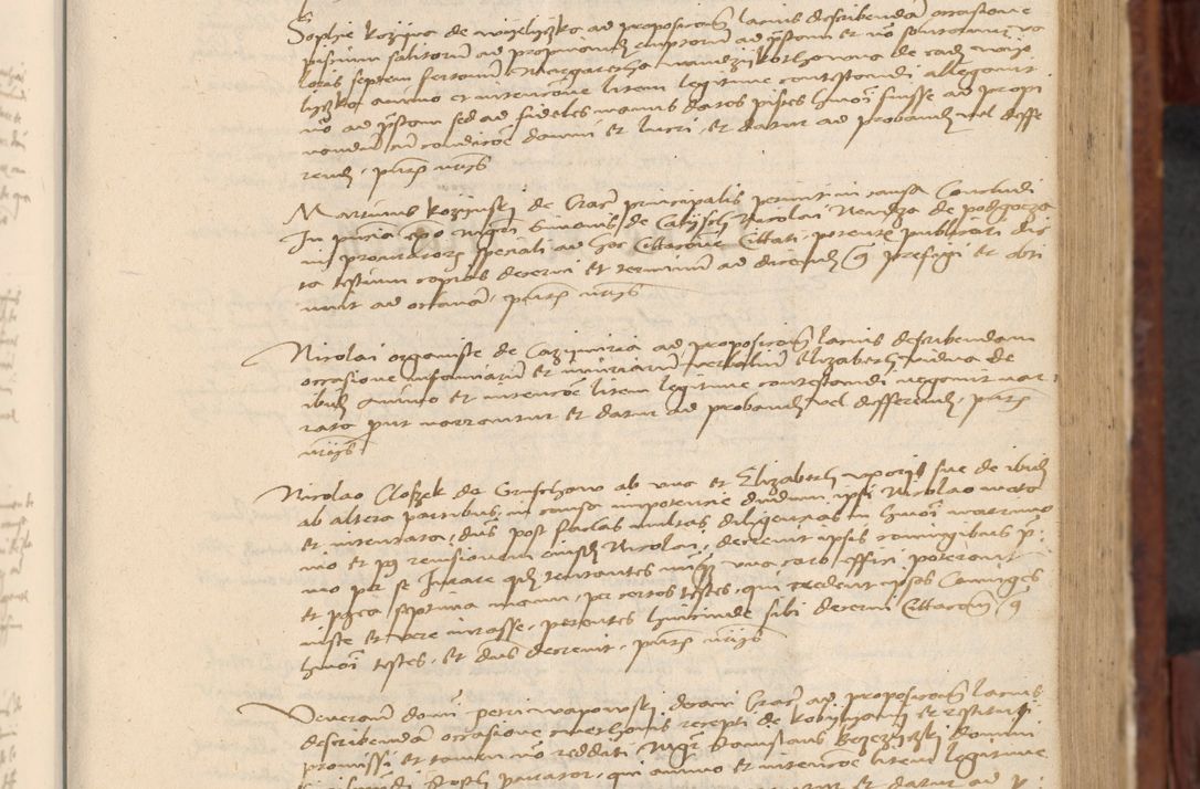 Zdjęcie nr 356 dla obiektu archiwalnego: In nomine Domini. Amen. Sub anno eiusdem Domini millesimo quingentesimo vigesimo, indicione octava, pontificatus sanctissimi in Christo patris et domini nostri domini Leonis divina providencia pape decimi moderni anno ad 19 Marcii durante septimo, acta actorum coram venerabili viro domino Thoma Rosznowski canonico et officiali generali Cracoviensi felicibus, sideribus continuantur atque exordium capiunt et Dii faveant ceptis