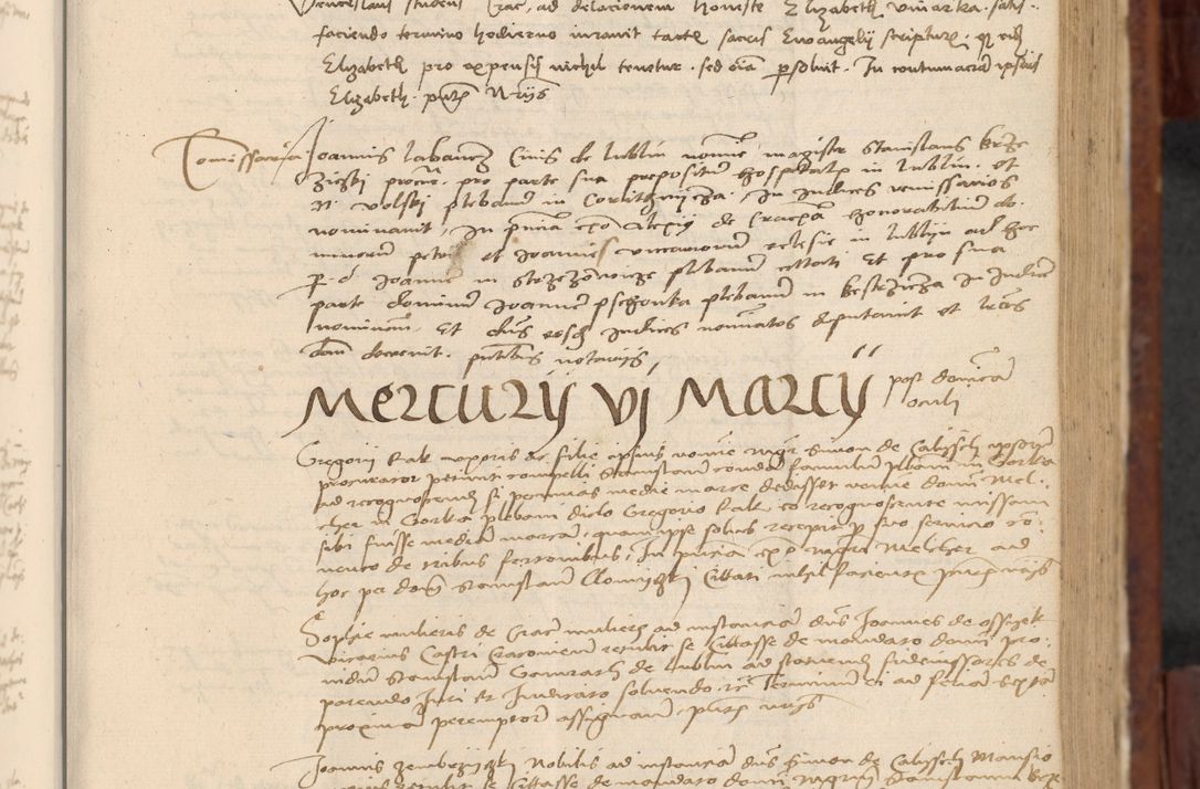 Zdjęcie nr 350 dla obiektu archiwalnego: In nomine Domini. Amen. Sub anno eiusdem Domini millesimo quingentesimo vigesimo, indicione octava, pontificatus sanctissimi in Christo patris et domini nostri domini Leonis divina providencia pape decimi moderni anno ad 19 Marcii durante septimo, acta actorum coram venerabili viro domino Thoma Rosznowski canonico et officiali generali Cracoviensi felicibus, sideribus continuantur atque exordium capiunt et Dii faveant ceptis