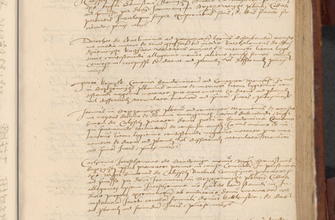 Zdjęcie nr 348 dla obiektu archiwalnego: In nomine Domini. Amen. Sub anno eiusdem Domini millesimo quingentesimo vigesimo, indicione octava, pontificatus sanctissimi in Christo patris et domini nostri domini Leonis divina providencia pape decimi moderni anno ad 19 Marcii durante septimo, acta actorum coram venerabili viro domino Thoma Rosznowski canonico et officiali generali Cracoviensi felicibus, sideribus continuantur atque exordium capiunt et Dii faveant ceptis
