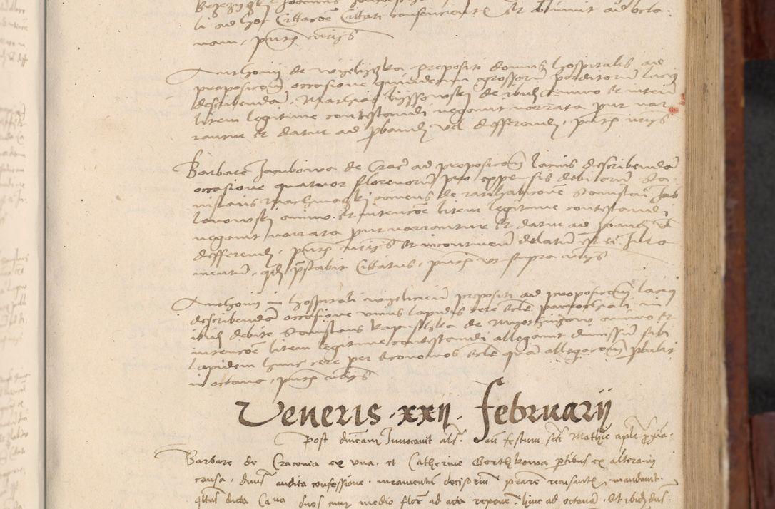 Zdjęcie nr 338 dla obiektu archiwalnego: In nomine Domini. Amen. Sub anno eiusdem Domini millesimo quingentesimo vigesimo, indicione octava, pontificatus sanctissimi in Christo patris et domini nostri domini Leonis divina providencia pape decimi moderni anno ad 19 Marcii durante septimo, acta actorum coram venerabili viro domino Thoma Rosznowski canonico et officiali generali Cracoviensi felicibus, sideribus continuantur atque exordium capiunt et Dii faveant ceptis