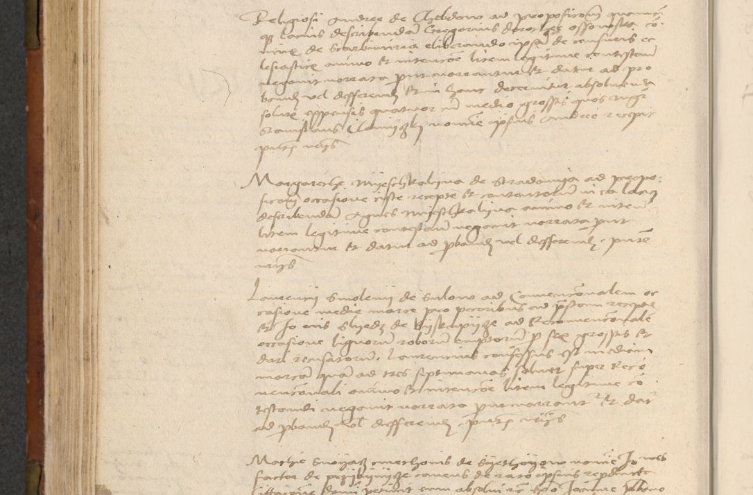 Zdjęcie nr 335 dla obiektu archiwalnego: In nomine Domini. Amen. Sub anno eiusdem Domini millesimo quingentesimo vigesimo, indicione octava, pontificatus sanctissimi in Christo patris et domini nostri domini Leonis divina providencia pape decimi moderni anno ad 19 Marcii durante septimo, acta actorum coram venerabili viro domino Thoma Rosznowski canonico et officiali generali Cracoviensi felicibus, sideribus continuantur atque exordium capiunt et Dii faveant ceptis