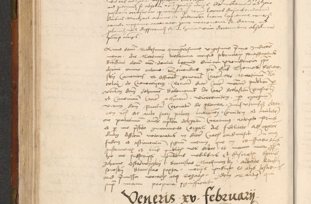 Zdjęcie nr 333 dla obiektu archiwalnego: In nomine Domini. Amen. Sub anno eiusdem Domini millesimo quingentesimo vigesimo, indicione octava, pontificatus sanctissimi in Christo patris et domini nostri domini Leonis divina providencia pape decimi moderni anno ad 19 Marcii durante septimo, acta actorum coram venerabili viro domino Thoma Rosznowski canonico et officiali generali Cracoviensi felicibus, sideribus continuantur atque exordium capiunt et Dii faveant ceptis