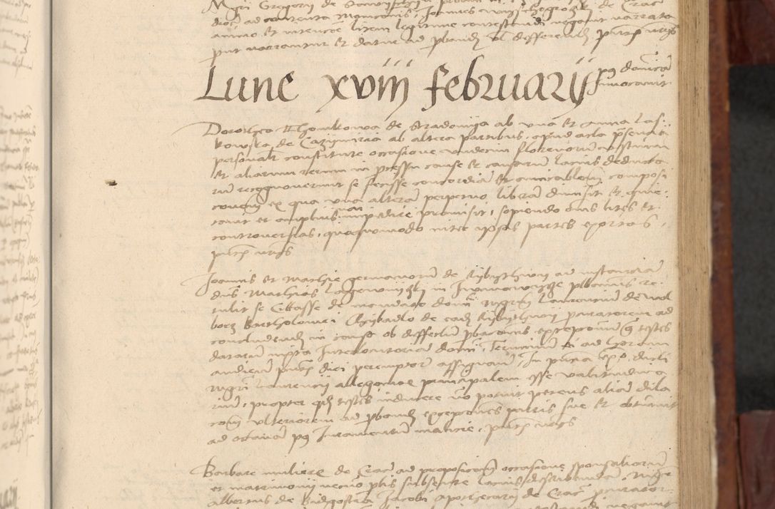 Zdjęcie nr 334 dla obiektu archiwalnego: In nomine Domini. Amen. Sub anno eiusdem Domini millesimo quingentesimo vigesimo, indicione octava, pontificatus sanctissimi in Christo patris et domini nostri domini Leonis divina providencia pape decimi moderni anno ad 19 Marcii durante septimo, acta actorum coram venerabili viro domino Thoma Rosznowski canonico et officiali generali Cracoviensi felicibus, sideribus continuantur atque exordium capiunt et Dii faveant ceptis