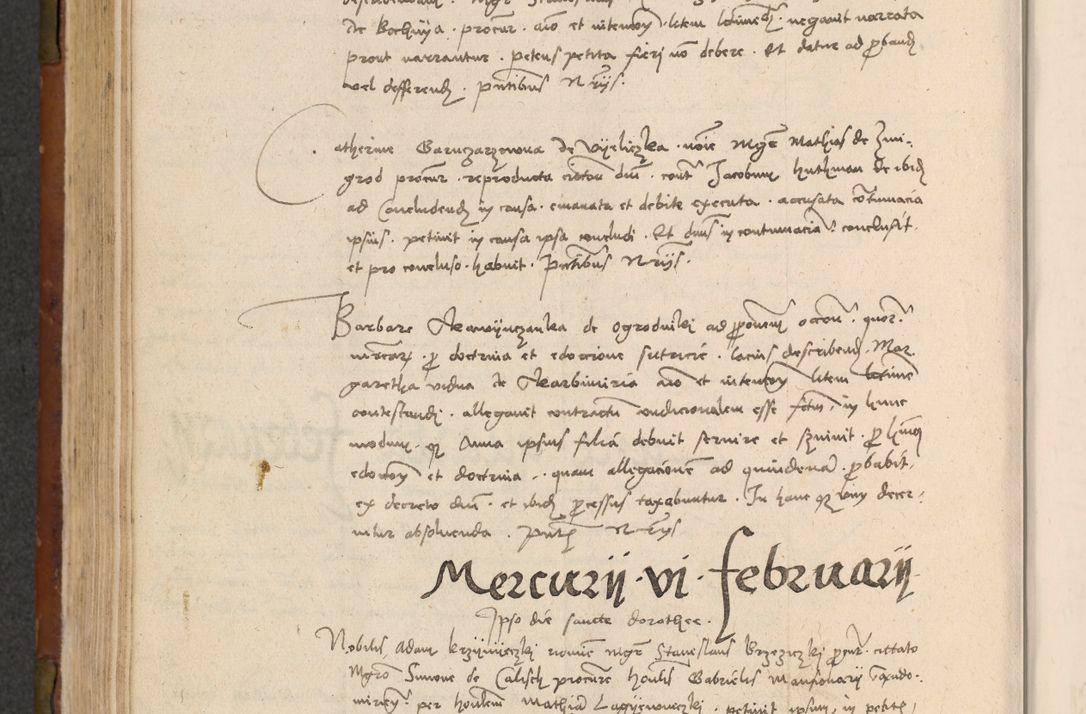 Zdjęcie nr 327 dla obiektu archiwalnego: In nomine Domini. Amen. Sub anno eiusdem Domini millesimo quingentesimo vigesimo, indicione octava, pontificatus sanctissimi in Christo patris et domini nostri domini Leonis divina providencia pape decimi moderni anno ad 19 Marcii durante septimo, acta actorum coram venerabili viro domino Thoma Rosznowski canonico et officiali generali Cracoviensi felicibus, sideribus continuantur atque exordium capiunt et Dii faveant ceptis