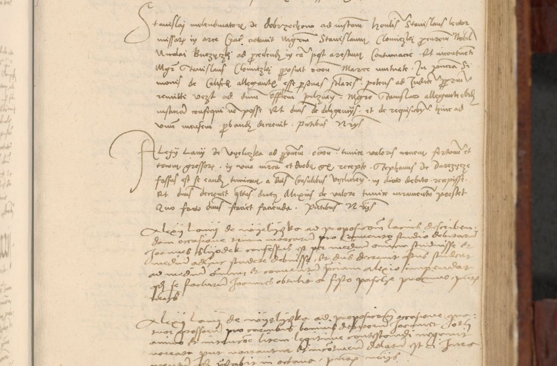 Zdjęcie nr 314 dla obiektu archiwalnego: In nomine Domini. Amen. Sub anno eiusdem Domini millesimo quingentesimo vigesimo, indicione octava, pontificatus sanctissimi in Christo patris et domini nostri domini Leonis divina providencia pape decimi moderni anno ad 19 Marcii durante septimo, acta actorum coram venerabili viro domino Thoma Rosznowski canonico et officiali generali Cracoviensi felicibus, sideribus continuantur atque exordium capiunt et Dii faveant ceptis