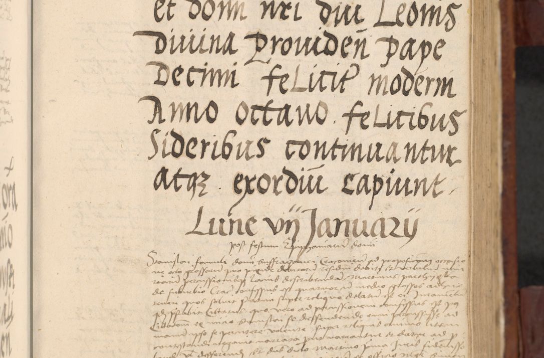 Zdjęcie nr 302 dla obiektu archiwalnego: In nomine Domini. Amen. Sub anno eiusdem Domini millesimo quingentesimo vigesimo, indicione octava, pontificatus sanctissimi in Christo patris et domini nostri domini Leonis divina providencia pape decimi moderni anno ad 19 Marcii durante septimo, acta actorum coram venerabili viro domino Thoma Rosznowski canonico et officiali generali Cracoviensi felicibus, sideribus continuantur atque exordium capiunt et Dii faveant ceptis