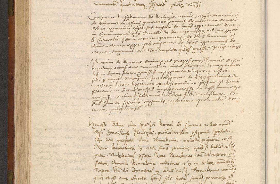 Zdjęcie nr 299 dla obiektu archiwalnego: In nomine Domini. Amen. Sub anno eiusdem Domini millesimo quingentesimo vigesimo, indicione octava, pontificatus sanctissimi in Christo patris et domini nostri domini Leonis divina providencia pape decimi moderni anno ad 19 Marcii durante septimo, acta actorum coram venerabili viro domino Thoma Rosznowski canonico et officiali generali Cracoviensi felicibus, sideribus continuantur atque exordium capiunt et Dii faveant ceptis
