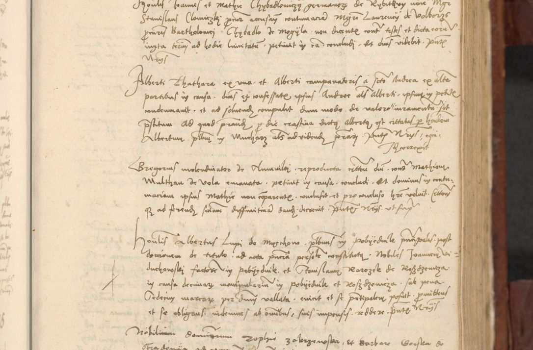Zdjęcie nr 298 dla obiektu archiwalnego: In nomine Domini. Amen. Sub anno eiusdem Domini millesimo quingentesimo vigesimo, indicione octava, pontificatus sanctissimi in Christo patris et domini nostri domini Leonis divina providencia pape decimi moderni anno ad 19 Marcii durante septimo, acta actorum coram venerabili viro domino Thoma Rosznowski canonico et officiali generali Cracoviensi felicibus, sideribus continuantur atque exordium capiunt et Dii faveant ceptis