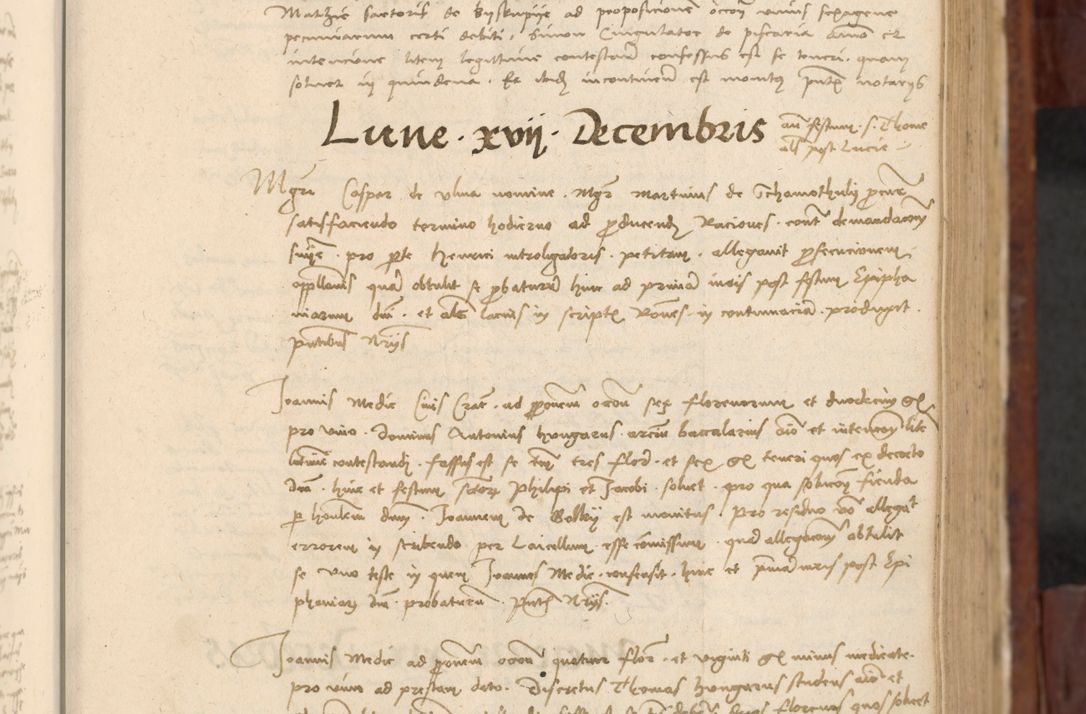 Zdjęcie nr 296 dla obiektu archiwalnego: In nomine Domini. Amen. Sub anno eiusdem Domini millesimo quingentesimo vigesimo, indicione octava, pontificatus sanctissimi in Christo patris et domini nostri domini Leonis divina providencia pape decimi moderni anno ad 19 Marcii durante septimo, acta actorum coram venerabili viro domino Thoma Rosznowski canonico et officiali generali Cracoviensi felicibus, sideribus continuantur atque exordium capiunt et Dii faveant ceptis