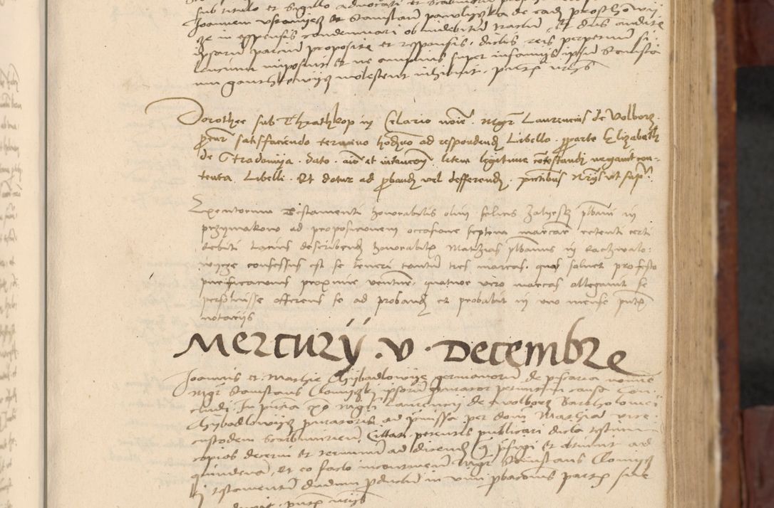 Zdjęcie nr 288 dla obiektu archiwalnego: In nomine Domini. Amen. Sub anno eiusdem Domini millesimo quingentesimo vigesimo, indicione octava, pontificatus sanctissimi in Christo patris et domini nostri domini Leonis divina providencia pape decimi moderni anno ad 19 Marcii durante septimo, acta actorum coram venerabili viro domino Thoma Rosznowski canonico et officiali generali Cracoviensi felicibus, sideribus continuantur atque exordium capiunt et Dii faveant ceptis