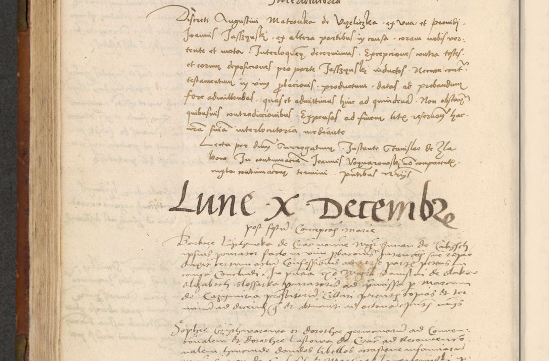 Zdjęcie nr 291 dla obiektu archiwalnego: In nomine Domini. Amen. Sub anno eiusdem Domini millesimo quingentesimo vigesimo, indicione octava, pontificatus sanctissimi in Christo patris et domini nostri domini Leonis divina providencia pape decimi moderni anno ad 19 Marcii durante septimo, acta actorum coram venerabili viro domino Thoma Rosznowski canonico et officiali generali Cracoviensi felicibus, sideribus continuantur atque exordium capiunt et Dii faveant ceptis