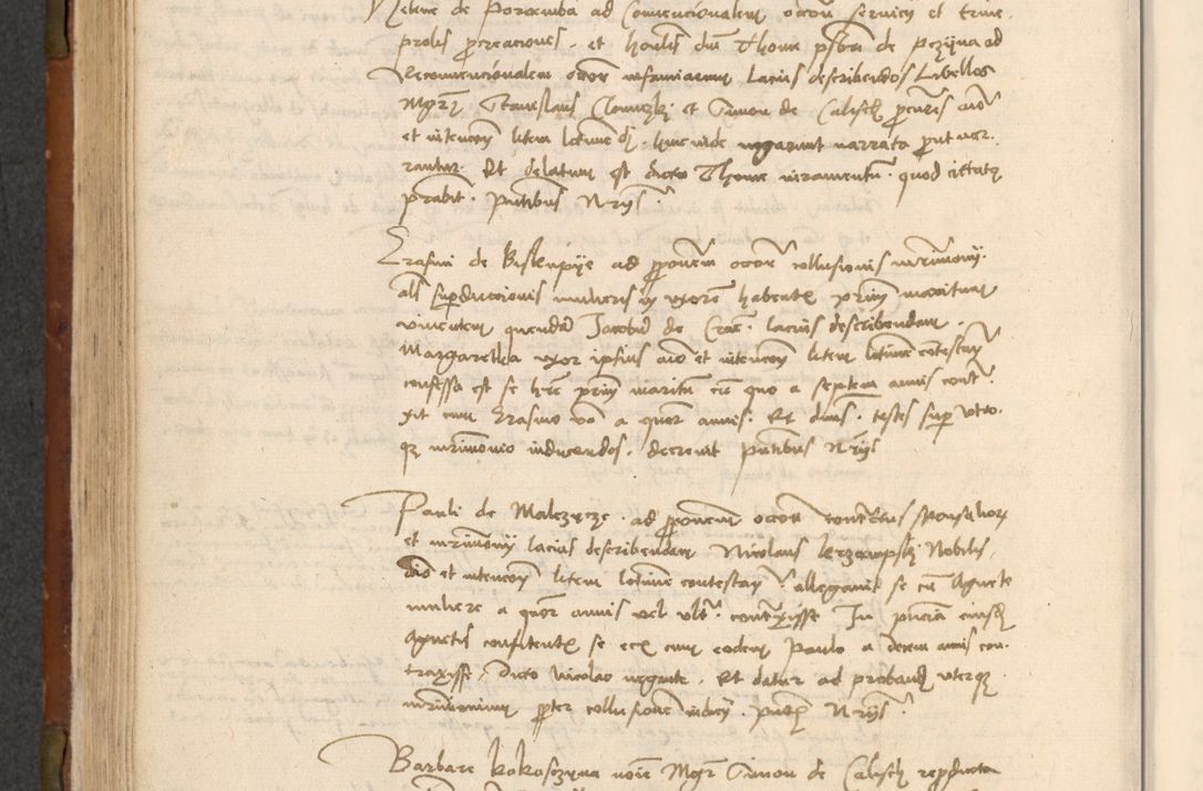 Zdjęcie nr 283 dla obiektu archiwalnego: In nomine Domini. Amen. Sub anno eiusdem Domini millesimo quingentesimo vigesimo, indicione octava, pontificatus sanctissimi in Christo patris et domini nostri domini Leonis divina providencia pape decimi moderni anno ad 19 Marcii durante septimo, acta actorum coram venerabili viro domino Thoma Rosznowski canonico et officiali generali Cracoviensi felicibus, sideribus continuantur atque exordium capiunt et Dii faveant ceptis