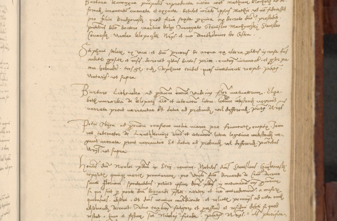 Zdjęcie nr 278 dla obiektu archiwalnego: In nomine Domini. Amen. Sub anno eiusdem Domini millesimo quingentesimo vigesimo, indicione octava, pontificatus sanctissimi in Christo patris et domini nostri domini Leonis divina providencia pape decimi moderni anno ad 19 Marcii durante septimo, acta actorum coram venerabili viro domino Thoma Rosznowski canonico et officiali generali Cracoviensi felicibus, sideribus continuantur atque exordium capiunt et Dii faveant ceptis
