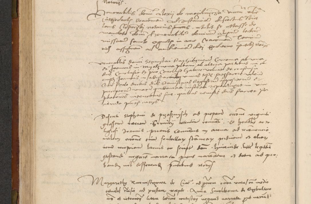 Zdjęcie nr 277 dla obiektu archiwalnego: In nomine Domini. Amen. Sub anno eiusdem Domini millesimo quingentesimo vigesimo, indicione octava, pontificatus sanctissimi in Christo patris et domini nostri domini Leonis divina providencia pape decimi moderni anno ad 19 Marcii durante septimo, acta actorum coram venerabili viro domino Thoma Rosznowski canonico et officiali generali Cracoviensi felicibus, sideribus continuantur atque exordium capiunt et Dii faveant ceptis
