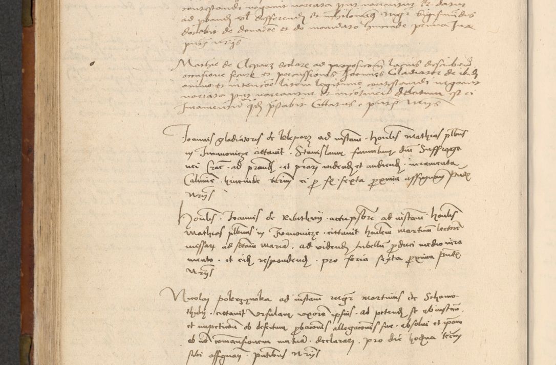 Zdjęcie nr 275 dla obiektu archiwalnego: In nomine Domini. Amen. Sub anno eiusdem Domini millesimo quingentesimo vigesimo, indicione octava, pontificatus sanctissimi in Christo patris et domini nostri domini Leonis divina providencia pape decimi moderni anno ad 19 Marcii durante septimo, acta actorum coram venerabili viro domino Thoma Rosznowski canonico et officiali generali Cracoviensi felicibus, sideribus continuantur atque exordium capiunt et Dii faveant ceptis