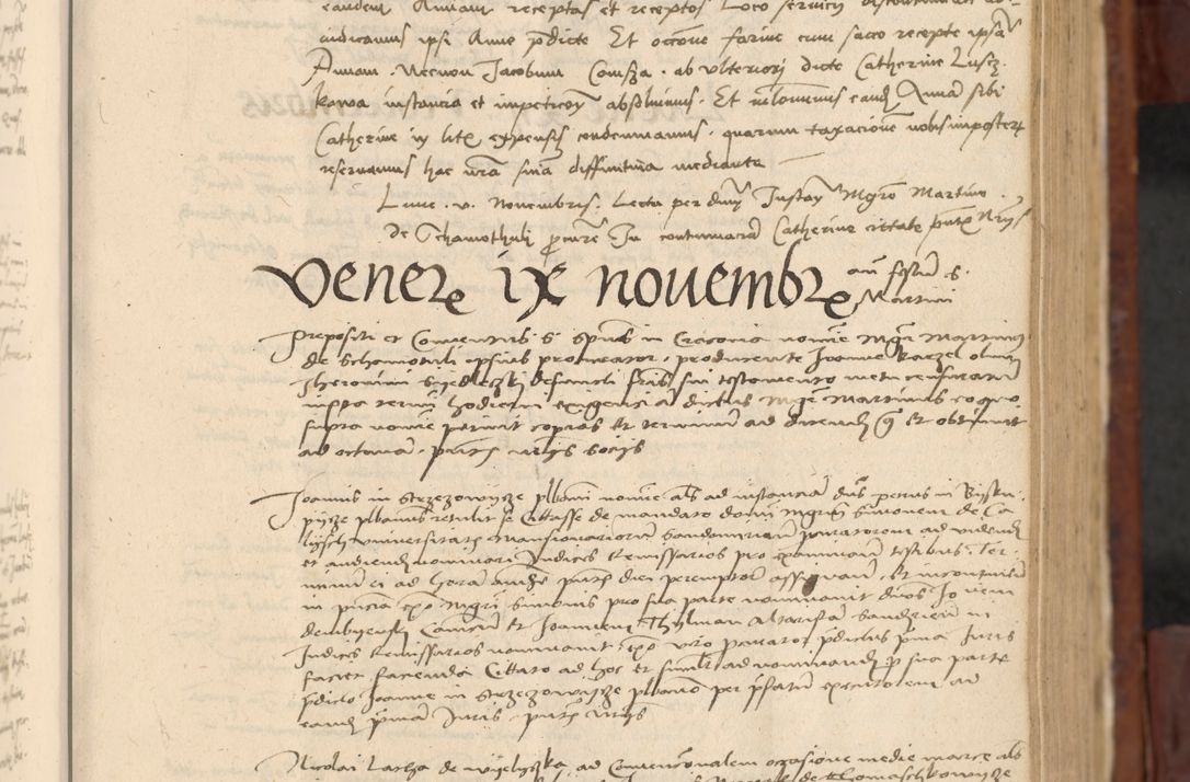 Zdjęcie nr 272 dla obiektu archiwalnego: In nomine Domini. Amen. Sub anno eiusdem Domini millesimo quingentesimo vigesimo, indicione octava, pontificatus sanctissimi in Christo patris et domini nostri domini Leonis divina providencia pape decimi moderni anno ad 19 Marcii durante septimo, acta actorum coram venerabili viro domino Thoma Rosznowski canonico et officiali generali Cracoviensi felicibus, sideribus continuantur atque exordium capiunt et Dii faveant ceptis