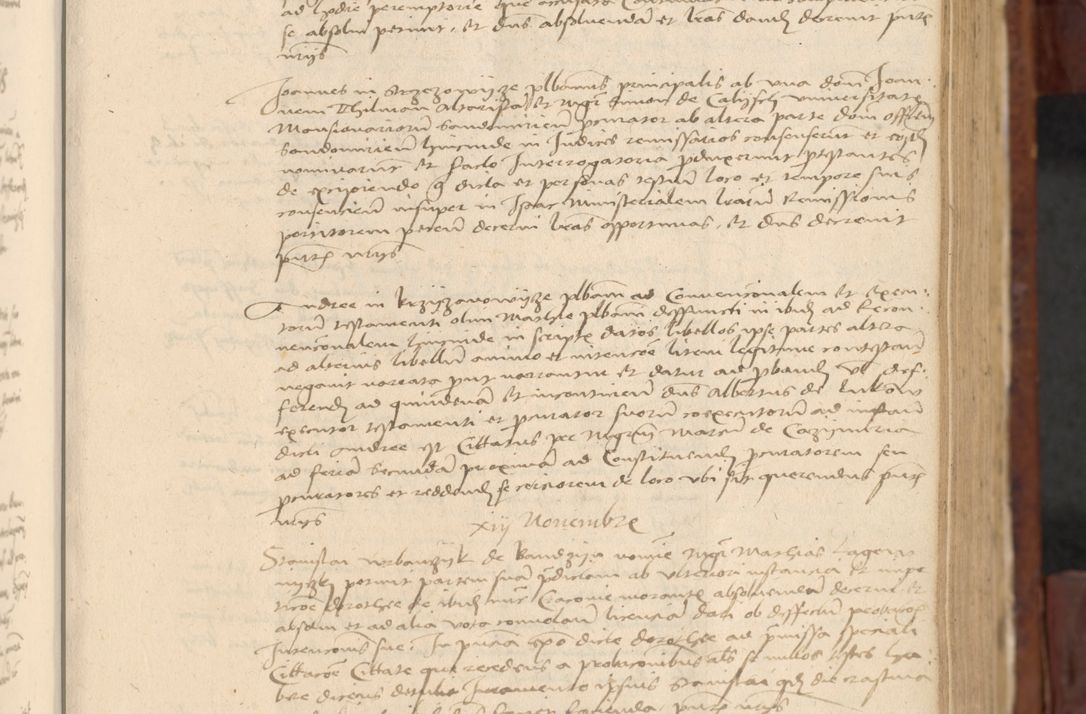 Zdjęcie nr 274 dla obiektu archiwalnego: In nomine Domini. Amen. Sub anno eiusdem Domini millesimo quingentesimo vigesimo, indicione octava, pontificatus sanctissimi in Christo patris et domini nostri domini Leonis divina providencia pape decimi moderni anno ad 19 Marcii durante septimo, acta actorum coram venerabili viro domino Thoma Rosznowski canonico et officiali generali Cracoviensi felicibus, sideribus continuantur atque exordium capiunt et Dii faveant ceptis