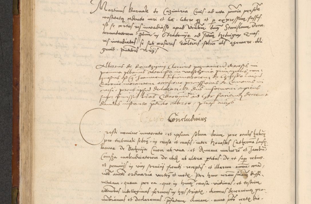 Zdjęcie nr 271 dla obiektu archiwalnego: In nomine Domini. Amen. Sub anno eiusdem Domini millesimo quingentesimo vigesimo, indicione octava, pontificatus sanctissimi in Christo patris et domini nostri domini Leonis divina providencia pape decimi moderni anno ad 19 Marcii durante septimo, acta actorum coram venerabili viro domino Thoma Rosznowski canonico et officiali generali Cracoviensi felicibus, sideribus continuantur atque exordium capiunt et Dii faveant ceptis