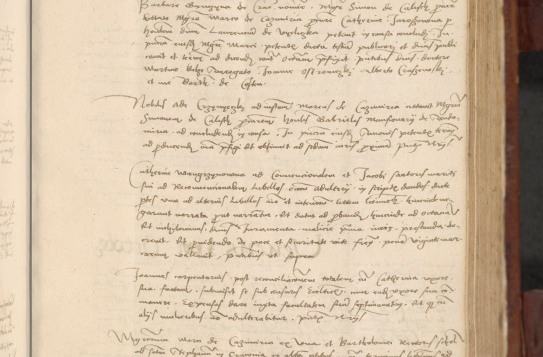 Zdjęcie nr 262 dla obiektu archiwalnego: In nomine Domini. Amen. Sub anno eiusdem Domini millesimo quingentesimo vigesimo, indicione octava, pontificatus sanctissimi in Christo patris et domini nostri domini Leonis divina providencia pape decimi moderni anno ad 19 Marcii durante septimo, acta actorum coram venerabili viro domino Thoma Rosznowski canonico et officiali generali Cracoviensi felicibus, sideribus continuantur atque exordium capiunt et Dii faveant ceptis