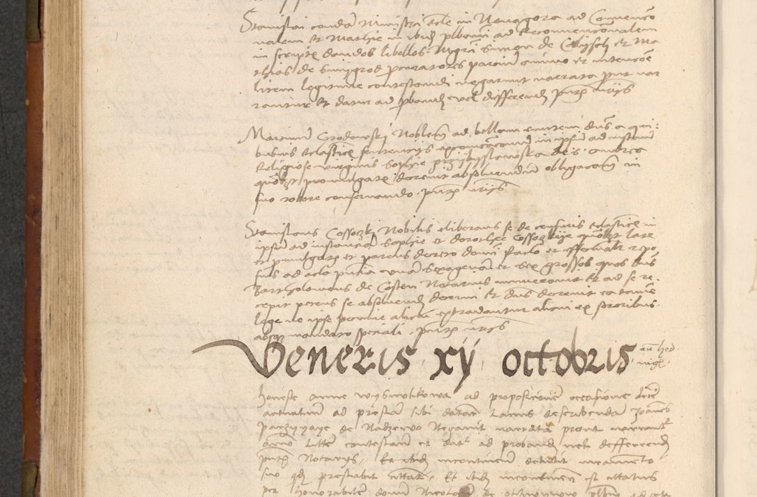 Zdjęcie nr 255 dla obiektu archiwalnego: In nomine Domini. Amen. Sub anno eiusdem Domini millesimo quingentesimo vigesimo, indicione octava, pontificatus sanctissimi in Christo patris et domini nostri domini Leonis divina providencia pape decimi moderni anno ad 19 Marcii durante septimo, acta actorum coram venerabili viro domino Thoma Rosznowski canonico et officiali generali Cracoviensi felicibus, sideribus continuantur atque exordium capiunt et Dii faveant ceptis