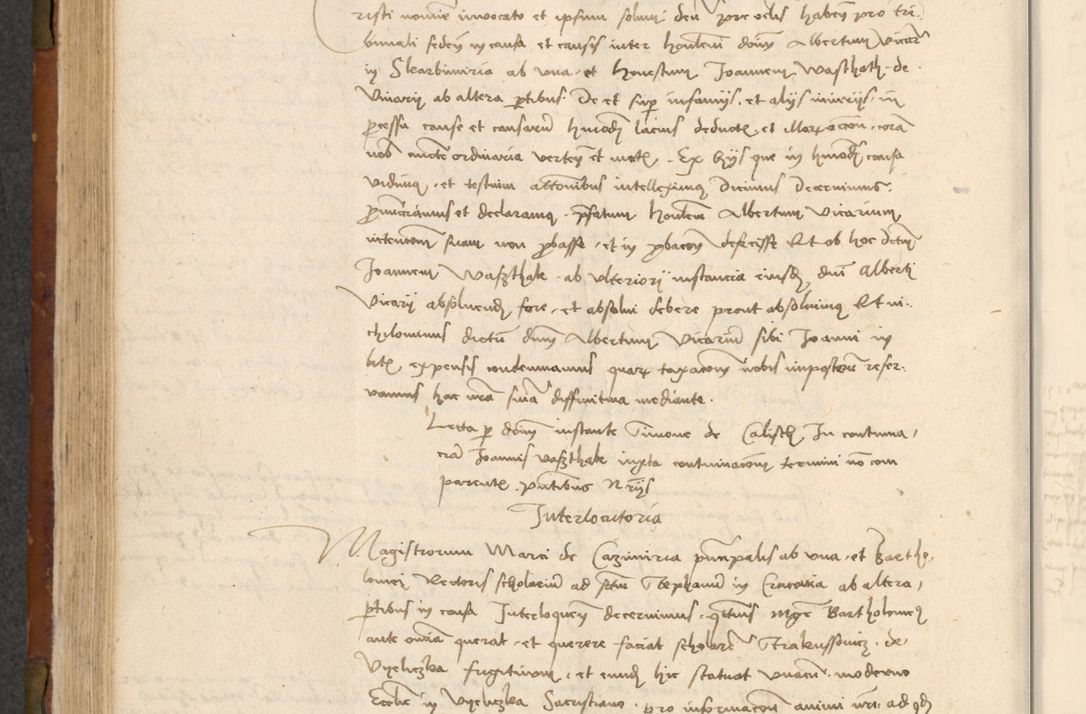 Zdjęcie nr 251 dla obiektu archiwalnego: In nomine Domini. Amen. Sub anno eiusdem Domini millesimo quingentesimo vigesimo, indicione octava, pontificatus sanctissimi in Christo patris et domini nostri domini Leonis divina providencia pape decimi moderni anno ad 19 Marcii durante septimo, acta actorum coram venerabili viro domino Thoma Rosznowski canonico et officiali generali Cracoviensi felicibus, sideribus continuantur atque exordium capiunt et Dii faveant ceptis