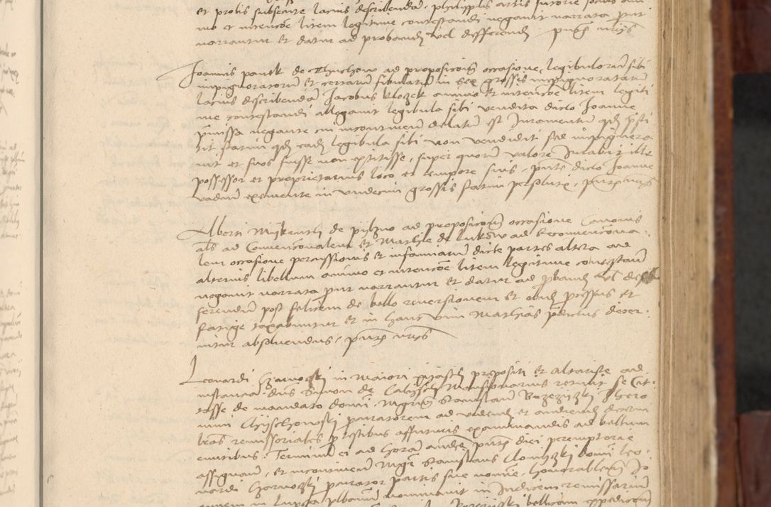 Zdjęcie nr 246 dla obiektu archiwalnego: In nomine Domini. Amen. Sub anno eiusdem Domini millesimo quingentesimo vigesimo, indicione octava, pontificatus sanctissimi in Christo patris et domini nostri domini Leonis divina providencia pape decimi moderni anno ad 19 Marcii durante septimo, acta actorum coram venerabili viro domino Thoma Rosznowski canonico et officiali generali Cracoviensi felicibus, sideribus continuantur atque exordium capiunt et Dii faveant ceptis