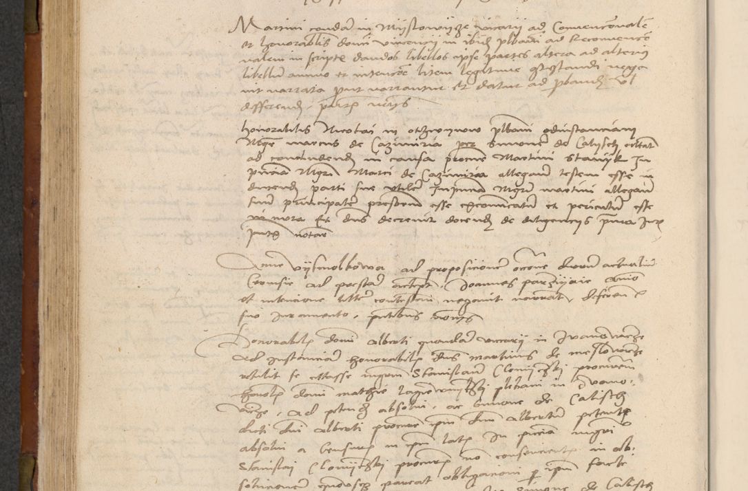 Zdjęcie nr 241 dla obiektu archiwalnego: In nomine Domini. Amen. Sub anno eiusdem Domini millesimo quingentesimo vigesimo, indicione octava, pontificatus sanctissimi in Christo patris et domini nostri domini Leonis divina providencia pape decimi moderni anno ad 19 Marcii durante septimo, acta actorum coram venerabili viro domino Thoma Rosznowski canonico et officiali generali Cracoviensi felicibus, sideribus continuantur atque exordium capiunt et Dii faveant ceptis