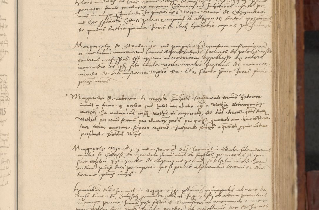 Zdjęcie nr 236 dla obiektu archiwalnego: In nomine Domini. Amen. Sub anno eiusdem Domini millesimo quingentesimo vigesimo, indicione octava, pontificatus sanctissimi in Christo patris et domini nostri domini Leonis divina providencia pape decimi moderni anno ad 19 Marcii durante septimo, acta actorum coram venerabili viro domino Thoma Rosznowski canonico et officiali generali Cracoviensi felicibus, sideribus continuantur atque exordium capiunt et Dii faveant ceptis