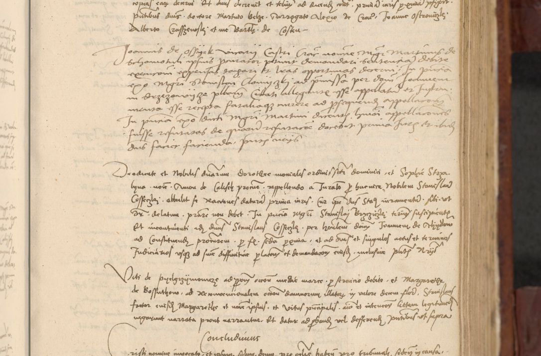 Zdjęcie nr 232 dla obiektu archiwalnego: In nomine Domini. Amen. Sub anno eiusdem Domini millesimo quingentesimo vigesimo, indicione octava, pontificatus sanctissimi in Christo patris et domini nostri domini Leonis divina providencia pape decimi moderni anno ad 19 Marcii durante septimo, acta actorum coram venerabili viro domino Thoma Rosznowski canonico et officiali generali Cracoviensi felicibus, sideribus continuantur atque exordium capiunt et Dii faveant ceptis