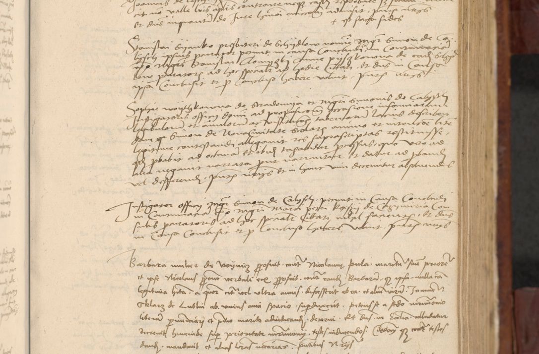 Zdjęcie nr 228 dla obiektu archiwalnego: In nomine Domini. Amen. Sub anno eiusdem Domini millesimo quingentesimo vigesimo, indicione octava, pontificatus sanctissimi in Christo patris et domini nostri domini Leonis divina providencia pape decimi moderni anno ad 19 Marcii durante septimo, acta actorum coram venerabili viro domino Thoma Rosznowski canonico et officiali generali Cracoviensi felicibus, sideribus continuantur atque exordium capiunt et Dii faveant ceptis