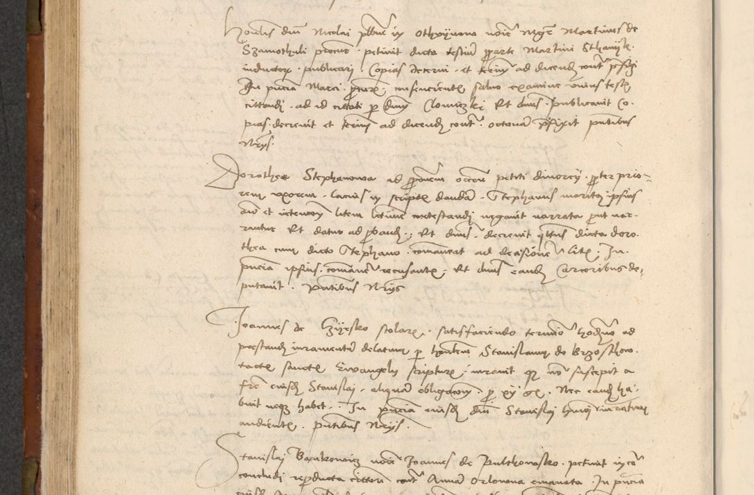 Zdjęcie nr 229 dla obiektu archiwalnego: In nomine Domini. Amen. Sub anno eiusdem Domini millesimo quingentesimo vigesimo, indicione octava, pontificatus sanctissimi in Christo patris et domini nostri domini Leonis divina providencia pape decimi moderni anno ad 19 Marcii durante septimo, acta actorum coram venerabili viro domino Thoma Rosznowski canonico et officiali generali Cracoviensi felicibus, sideribus continuantur atque exordium capiunt et Dii faveant ceptis