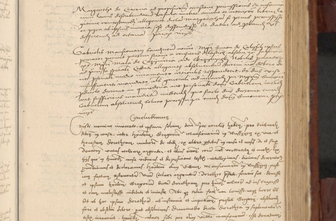 Zdjęcie nr 226 dla obiektu archiwalnego: In nomine Domini. Amen. Sub anno eiusdem Domini millesimo quingentesimo vigesimo, indicione octava, pontificatus sanctissimi in Christo patris et domini nostri domini Leonis divina providencia pape decimi moderni anno ad 19 Marcii durante septimo, acta actorum coram venerabili viro domino Thoma Rosznowski canonico et officiali generali Cracoviensi felicibus, sideribus continuantur atque exordium capiunt et Dii faveant ceptis
