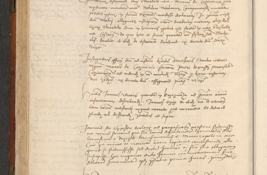 Zdjęcie nr 227 dla obiektu archiwalnego: In nomine Domini. Amen. Sub anno eiusdem Domini millesimo quingentesimo vigesimo, indicione octava, pontificatus sanctissimi in Christo patris et domini nostri domini Leonis divina providencia pape decimi moderni anno ad 19 Marcii durante septimo, acta actorum coram venerabili viro domino Thoma Rosznowski canonico et officiali generali Cracoviensi felicibus, sideribus continuantur atque exordium capiunt et Dii faveant ceptis