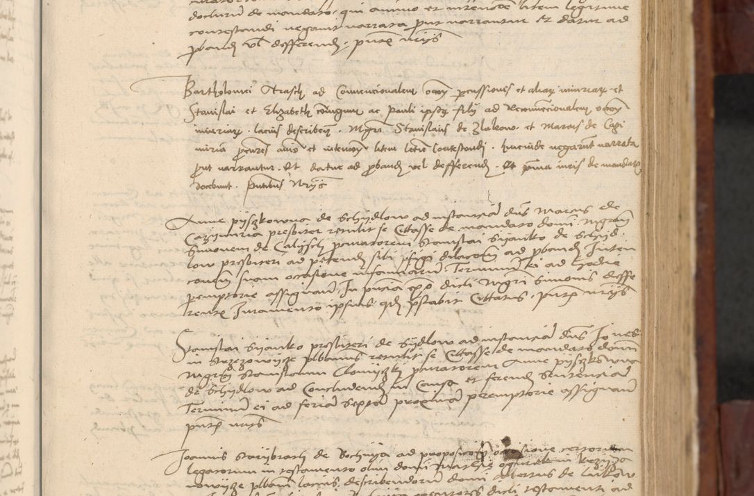 Zdjęcie nr 220 dla obiektu archiwalnego: In nomine Domini. Amen. Sub anno eiusdem Domini millesimo quingentesimo vigesimo, indicione octava, pontificatus sanctissimi in Christo patris et domini nostri domini Leonis divina providencia pape decimi moderni anno ad 19 Marcii durante septimo, acta actorum coram venerabili viro domino Thoma Rosznowski canonico et officiali generali Cracoviensi felicibus, sideribus continuantur atque exordium capiunt et Dii faveant ceptis