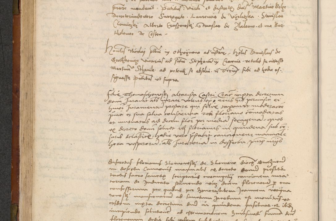 Zdjęcie nr 219 dla obiektu archiwalnego: In nomine Domini. Amen. Sub anno eiusdem Domini millesimo quingentesimo vigesimo, indicione octava, pontificatus sanctissimi in Christo patris et domini nostri domini Leonis divina providencia pape decimi moderni anno ad 19 Marcii durante septimo, acta actorum coram venerabili viro domino Thoma Rosznowski canonico et officiali generali Cracoviensi felicibus, sideribus continuantur atque exordium capiunt et Dii faveant ceptis