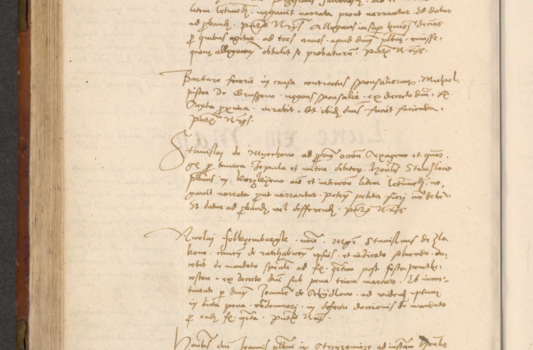 Zdjęcie nr 415 dla obiektu archiwalnego: In nomine Domini. Amen. Sub anno eiusdem Domini millesimo quingentesimo vigesimo, indicione octava, pontificatus sanctissimi in Christo patris et domini nostri domini Leonis divina providencia pape decimi moderni anno ad 19 Marcii durante septimo, acta actorum coram venerabili viro domino Thoma Rosznowski canonico et officiali generali Cracoviensi felicibus, sideribus continuantur atque exordium capiunt et Dii faveant ceptis