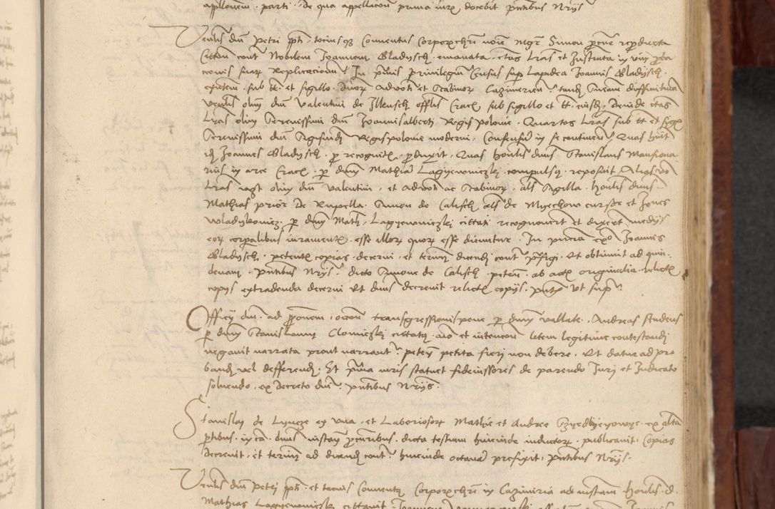 Zdjęcie nr 608 dla obiektu archiwalnego: In nomine Domini. Amen. Sub anno eiusdem Domini millesimo quingentesimo vigesimo, indicione octava, pontificatus sanctissimi in Christo patris et domini nostri domini Leonis divina providencia pape decimi moderni anno ad 19 Marcii durante septimo, acta actorum coram venerabili viro domino Thoma Rosznowski canonico et officiali generali Cracoviensi felicibus, sideribus continuantur atque exordium capiunt et Dii faveant ceptis