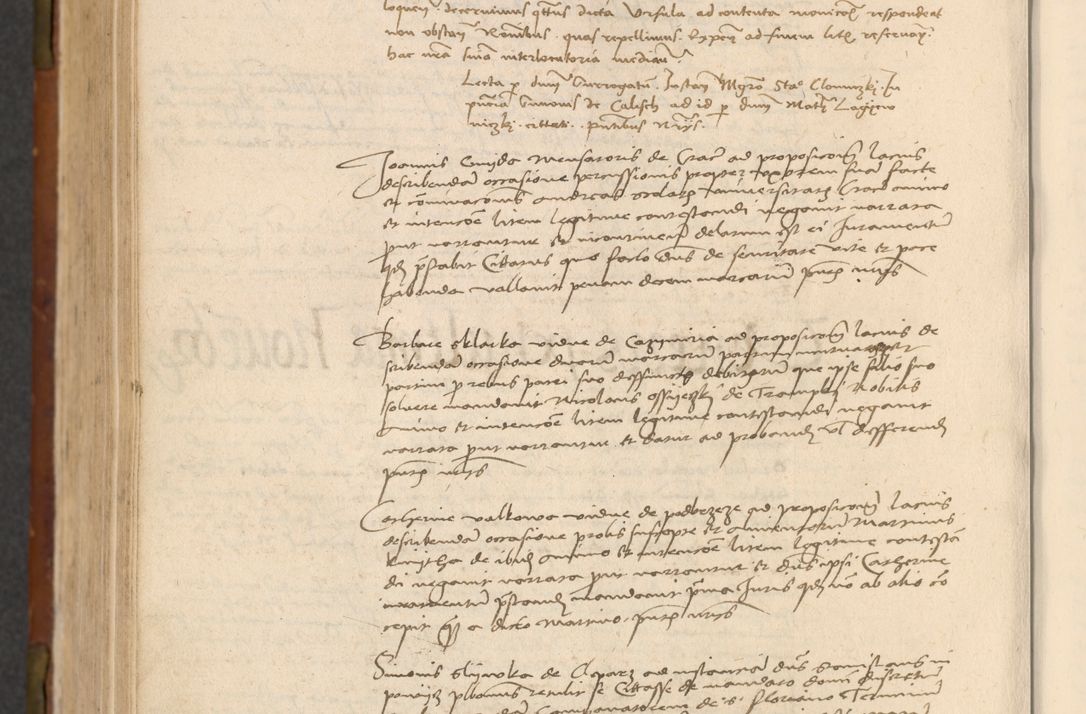 Zdjęcie nr 605 dla obiektu archiwalnego: In nomine Domini. Amen. Sub anno eiusdem Domini millesimo quingentesimo vigesimo, indicione octava, pontificatus sanctissimi in Christo patris et domini nostri domini Leonis divina providencia pape decimi moderni anno ad 19 Marcii durante septimo, acta actorum coram venerabili viro domino Thoma Rosznowski canonico et officiali generali Cracoviensi felicibus, sideribus continuantur atque exordium capiunt et Dii faveant ceptis