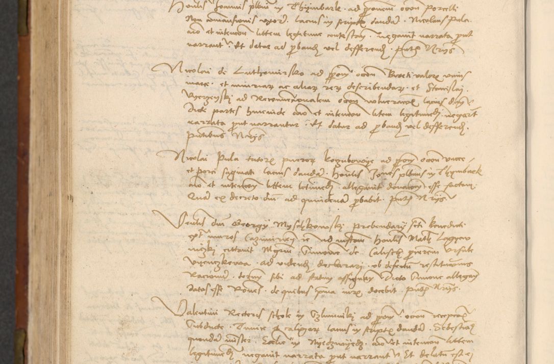 Zdjęcie nr 603 dla obiektu archiwalnego: In nomine Domini. Amen. Sub anno eiusdem Domini millesimo quingentesimo vigesimo, indicione octava, pontificatus sanctissimi in Christo patris et domini nostri domini Leonis divina providencia pape decimi moderni anno ad 19 Marcii durante septimo, acta actorum coram venerabili viro domino Thoma Rosznowski canonico et officiali generali Cracoviensi felicibus, sideribus continuantur atque exordium capiunt et Dii faveant ceptis