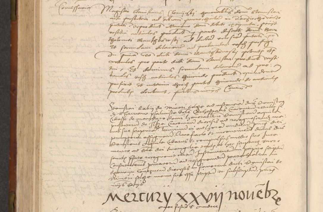 Zdjęcie nr 601 dla obiektu archiwalnego: In nomine Domini. Amen. Sub anno eiusdem Domini millesimo quingentesimo vigesimo, indicione octava, pontificatus sanctissimi in Christo patris et domini nostri domini Leonis divina providencia pape decimi moderni anno ad 19 Marcii durante septimo, acta actorum coram venerabili viro domino Thoma Rosznowski canonico et officiali generali Cracoviensi felicibus, sideribus continuantur atque exordium capiunt et Dii faveant ceptis