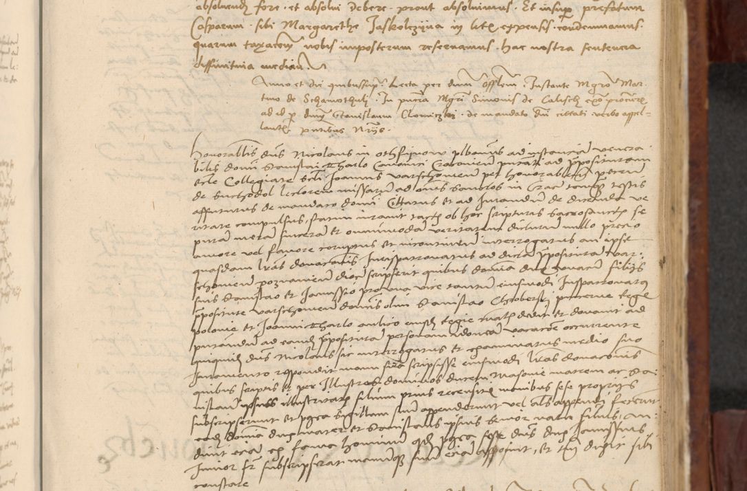 Zdjęcie nr 600 dla obiektu archiwalnego: In nomine Domini. Amen. Sub anno eiusdem Domini millesimo quingentesimo vigesimo, indicione octava, pontificatus sanctissimi in Christo patris et domini nostri domini Leonis divina providencia pape decimi moderni anno ad 19 Marcii durante septimo, acta actorum coram venerabili viro domino Thoma Rosznowski canonico et officiali generali Cracoviensi felicibus, sideribus continuantur atque exordium capiunt et Dii faveant ceptis