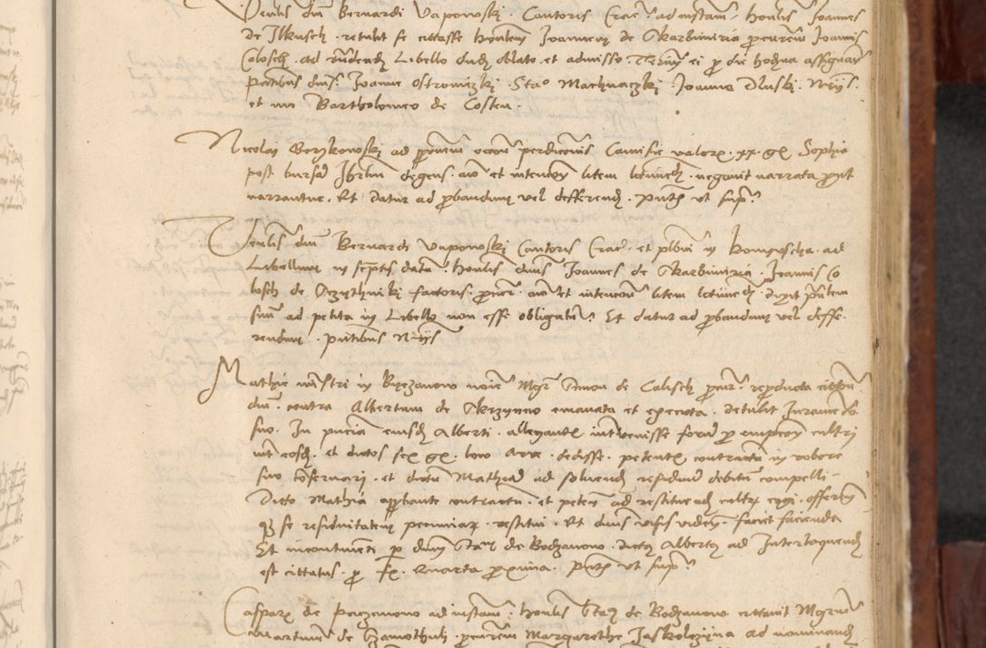 Zdjęcie nr 598 dla obiektu archiwalnego: In nomine Domini. Amen. Sub anno eiusdem Domini millesimo quingentesimo vigesimo, indicione octava, pontificatus sanctissimi in Christo patris et domini nostri domini Leonis divina providencia pape decimi moderni anno ad 19 Marcii durante septimo, acta actorum coram venerabili viro domino Thoma Rosznowski canonico et officiali generali Cracoviensi felicibus, sideribus continuantur atque exordium capiunt et Dii faveant ceptis