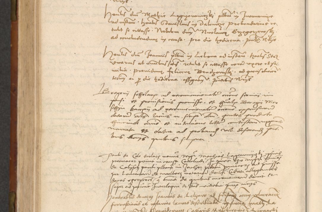 Zdjęcie nr 597 dla obiektu archiwalnego: In nomine Domini. Amen. Sub anno eiusdem Domini millesimo quingentesimo vigesimo, indicione octava, pontificatus sanctissimi in Christo patris et domini nostri domini Leonis divina providencia pape decimi moderni anno ad 19 Marcii durante septimo, acta actorum coram venerabili viro domino Thoma Rosznowski canonico et officiali generali Cracoviensi felicibus, sideribus continuantur atque exordium capiunt et Dii faveant ceptis