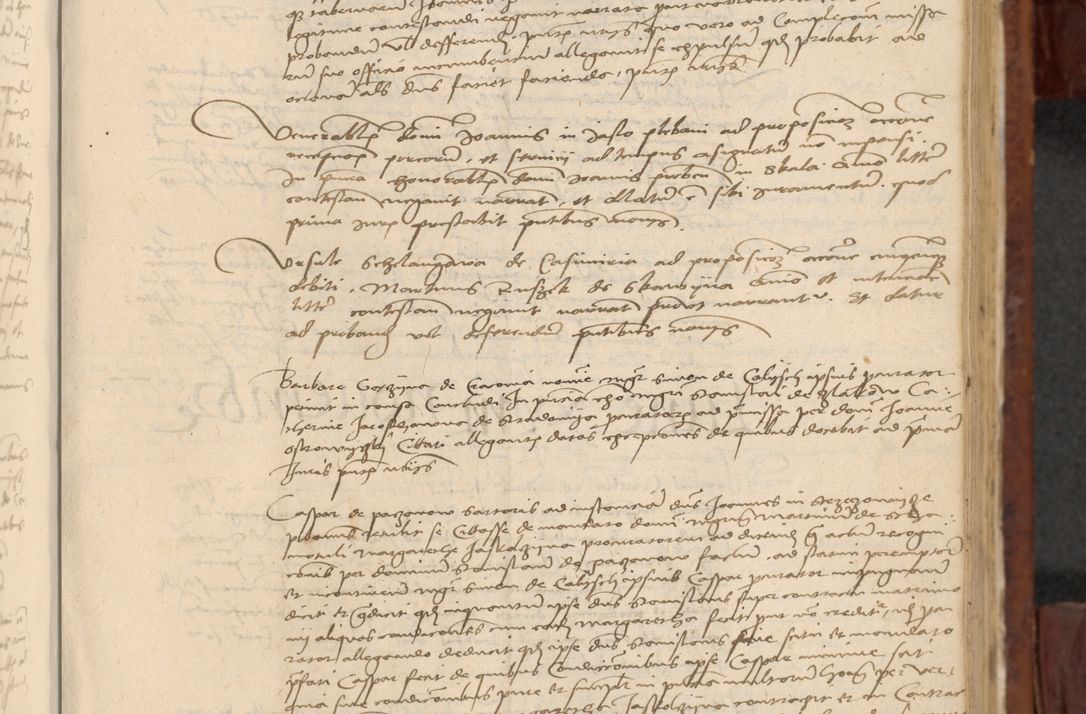 Zdjęcie nr 592 dla obiektu archiwalnego: In nomine Domini. Amen. Sub anno eiusdem Domini millesimo quingentesimo vigesimo, indicione octava, pontificatus sanctissimi in Christo patris et domini nostri domini Leonis divina providencia pape decimi moderni anno ad 19 Marcii durante septimo, acta actorum coram venerabili viro domino Thoma Rosznowski canonico et officiali generali Cracoviensi felicibus, sideribus continuantur atque exordium capiunt et Dii faveant ceptis