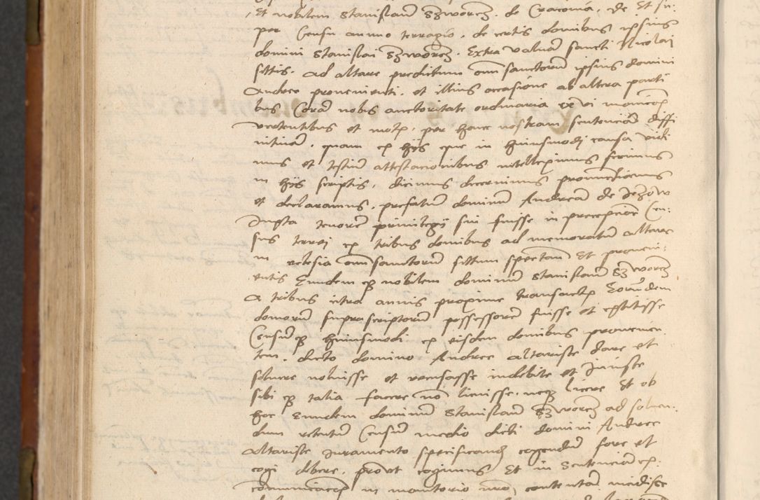 Zdjęcie nr 585 dla obiektu archiwalnego: In nomine Domini. Amen. Sub anno eiusdem Domini millesimo quingentesimo vigesimo, indicione octava, pontificatus sanctissimi in Christo patris et domini nostri domini Leonis divina providencia pape decimi moderni anno ad 19 Marcii durante septimo, acta actorum coram venerabili viro domino Thoma Rosznowski canonico et officiali generali Cracoviensi felicibus, sideribus continuantur atque exordium capiunt et Dii faveant ceptis