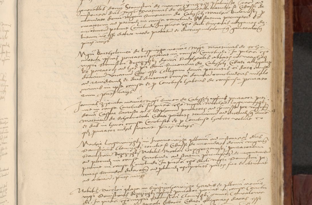 Zdjęcie nr 582 dla obiektu archiwalnego: In nomine Domini. Amen. Sub anno eiusdem Domini millesimo quingentesimo vigesimo, indicione octava, pontificatus sanctissimi in Christo patris et domini nostri domini Leonis divina providencia pape decimi moderni anno ad 19 Marcii durante septimo, acta actorum coram venerabili viro domino Thoma Rosznowski canonico et officiali generali Cracoviensi felicibus, sideribus continuantur atque exordium capiunt et Dii faveant ceptis