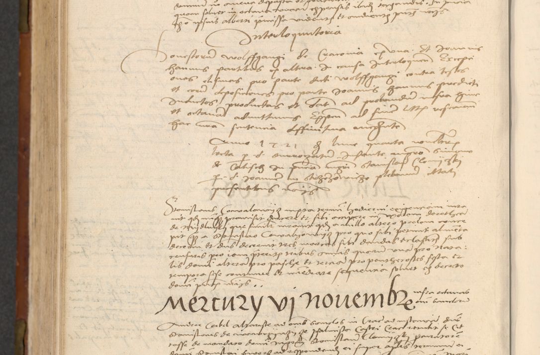 Zdjęcie nr 581 dla obiektu archiwalnego: In nomine Domini. Amen. Sub anno eiusdem Domini millesimo quingentesimo vigesimo, indicione octava, pontificatus sanctissimi in Christo patris et domini nostri domini Leonis divina providencia pape decimi moderni anno ad 19 Marcii durante septimo, acta actorum coram venerabili viro domino Thoma Rosznowski canonico et officiali generali Cracoviensi felicibus, sideribus continuantur atque exordium capiunt et Dii faveant ceptis
