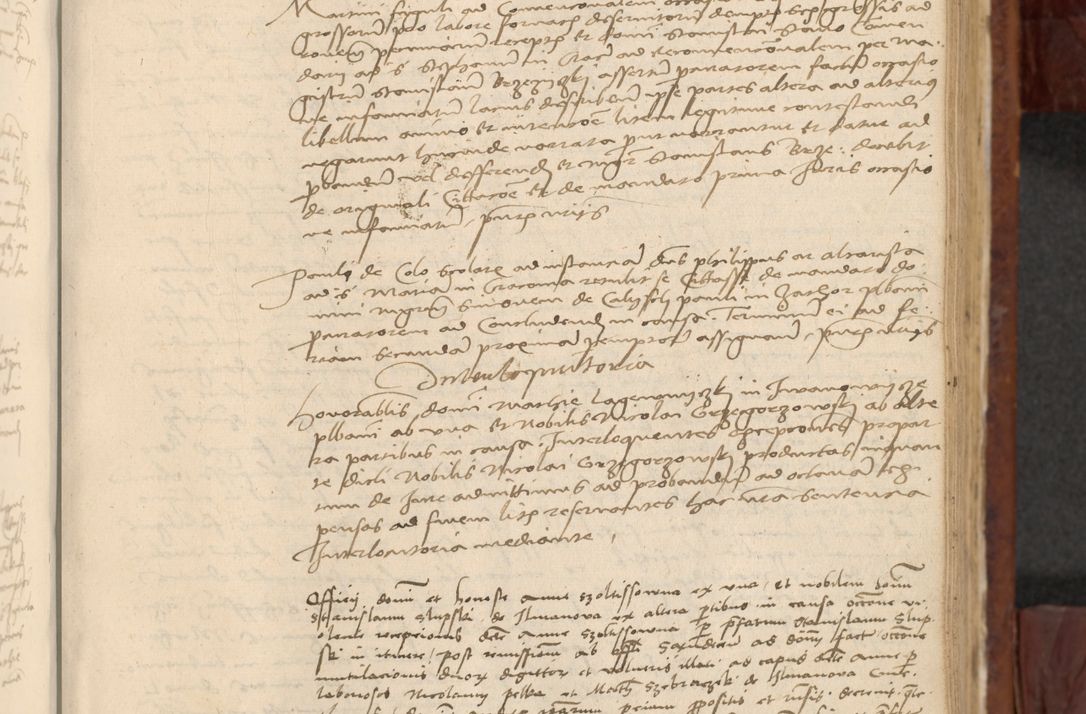 Zdjęcie nr 578 dla obiektu archiwalnego: In nomine Domini. Amen. Sub anno eiusdem Domini millesimo quingentesimo vigesimo, indicione octava, pontificatus sanctissimi in Christo patris et domini nostri domini Leonis divina providencia pape decimi moderni anno ad 19 Marcii durante septimo, acta actorum coram venerabili viro domino Thoma Rosznowski canonico et officiali generali Cracoviensi felicibus, sideribus continuantur atque exordium capiunt et Dii faveant ceptis